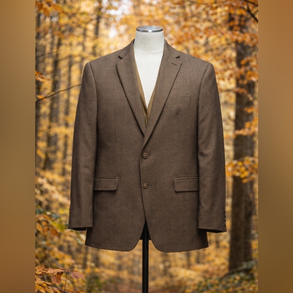 Men's Brown Blazer - Picture 2 of 7